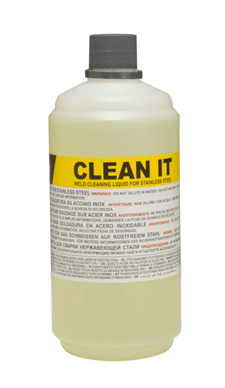 Obrázek z Čistící kapalina pro plošné čištění nerezových svárů Clean IT 1 lt Telwin 