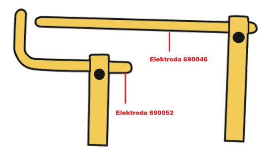 Obrázek z Elektroda pro čelisti XA3 Telwin 690052 