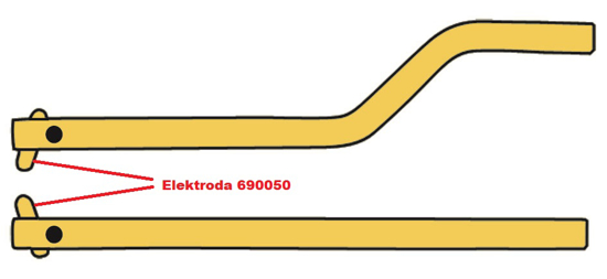 Obrázek z Elektroda pro čelisti XA8 Telwin 690050 