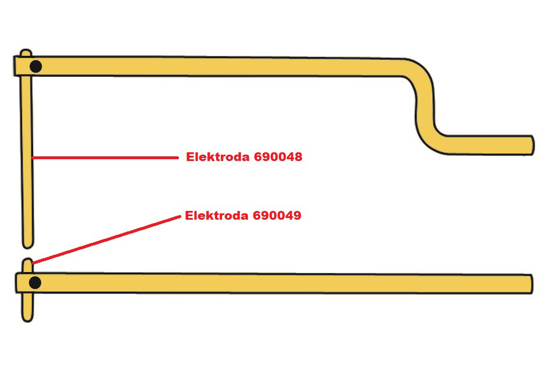 Obrázek z Elektroda pro čelisti XA9 Telwin 690048 